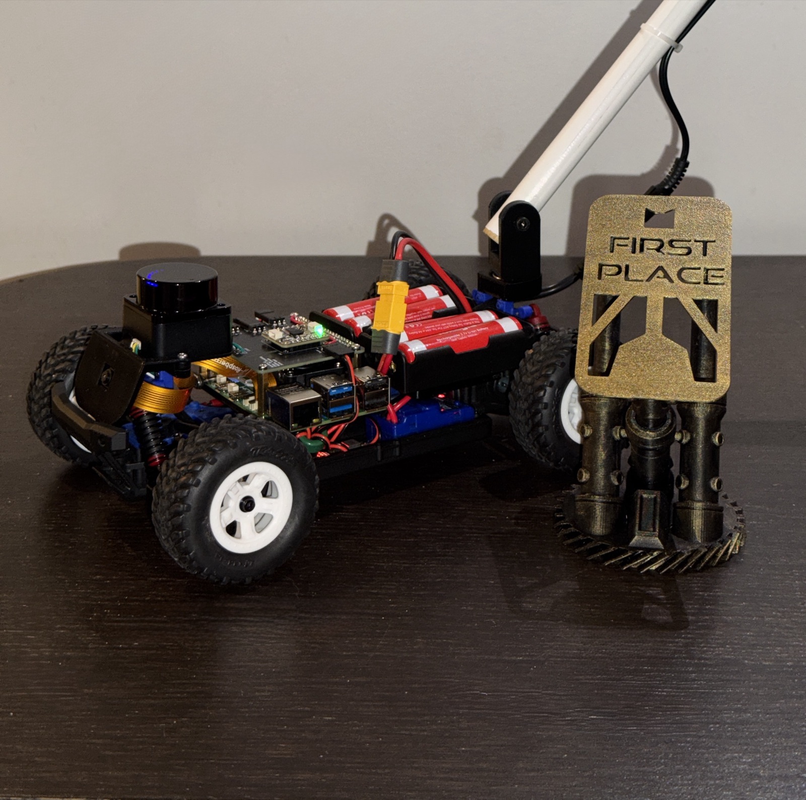 AutoNav autonomous vehicle and assistive cane prototype