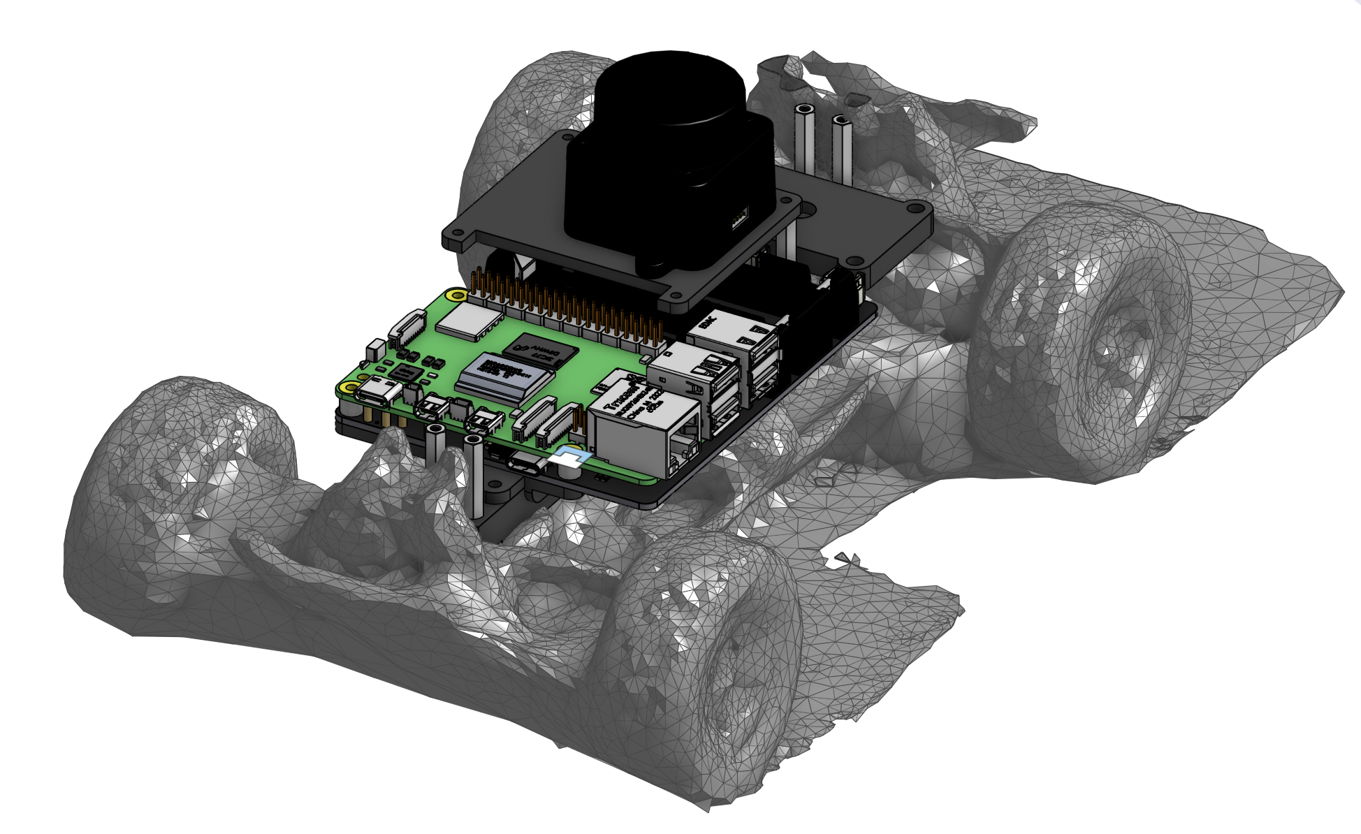 Front Onshape view of the complete PreRunner CAD assembly on the stock chassis geometry
