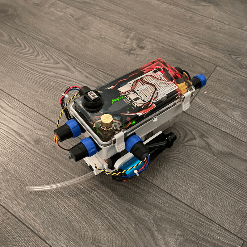 Sediment sampling remotely operated underwater vehicle prototype